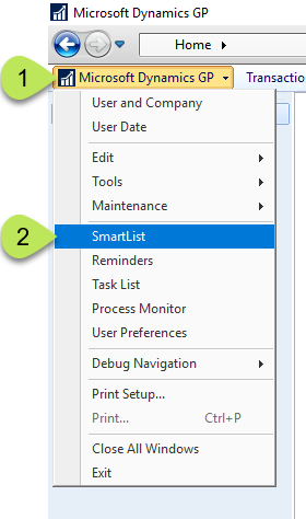 Open SmartList Window